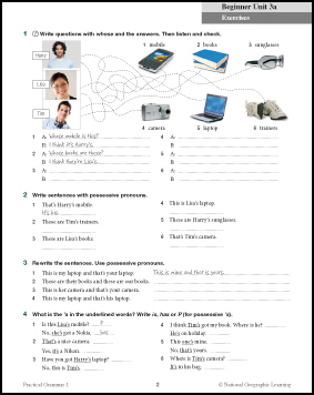 Life Grammar Practice Worksheets Ngl Life